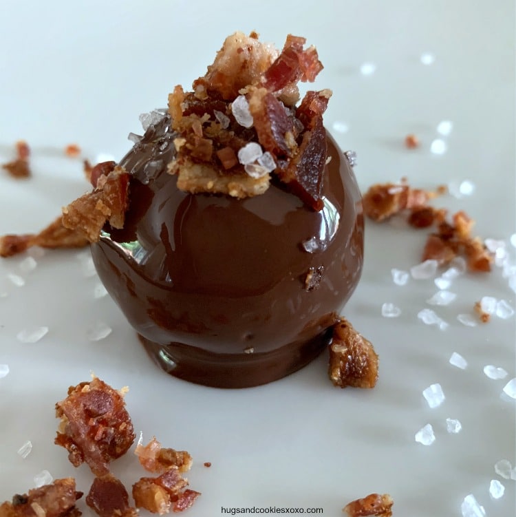 Bacon Sea Salt Cookie Dough Truffles