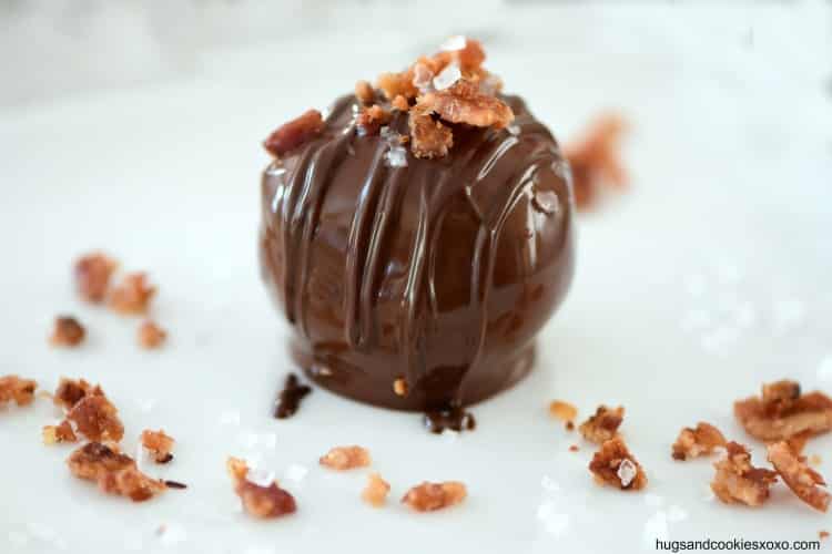 Bacon Sea Salt Cookie Dough Truffles