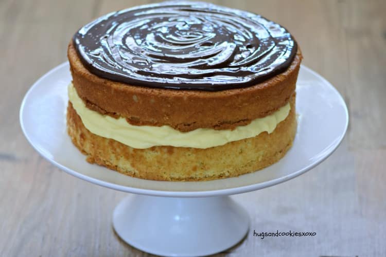 Boston Cream Pie Cake