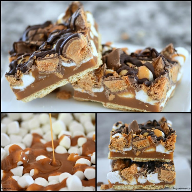 No-Bake Butterfinger Caramel Bars