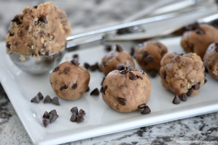 guilt free Chocolate Chip Cookie Dough