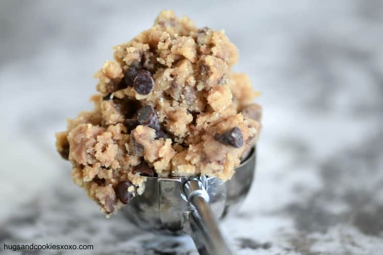 guilt free Chocolate Chip Cookie Dough