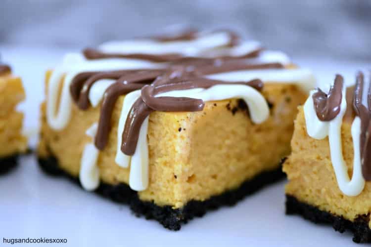 Pumpkin Cheesecake Bars