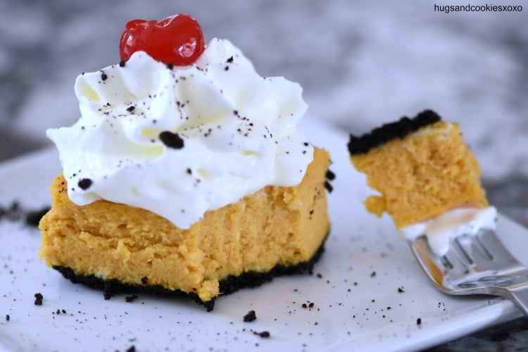 Caramel Pumpkin Cheesecake Bars