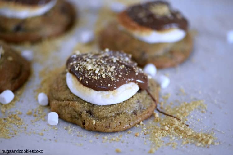 S'mores Chocolate Chip Cookies