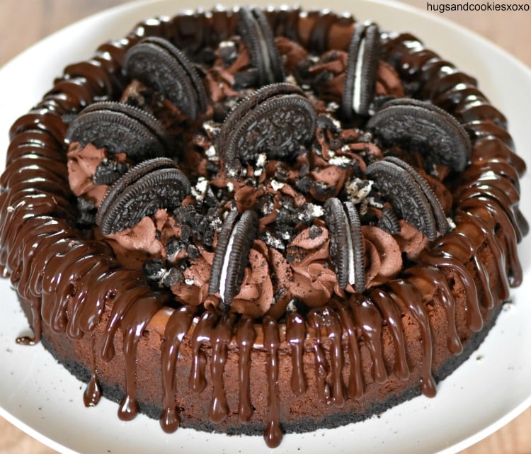 Triple Chocolate Oreo Cheesecake