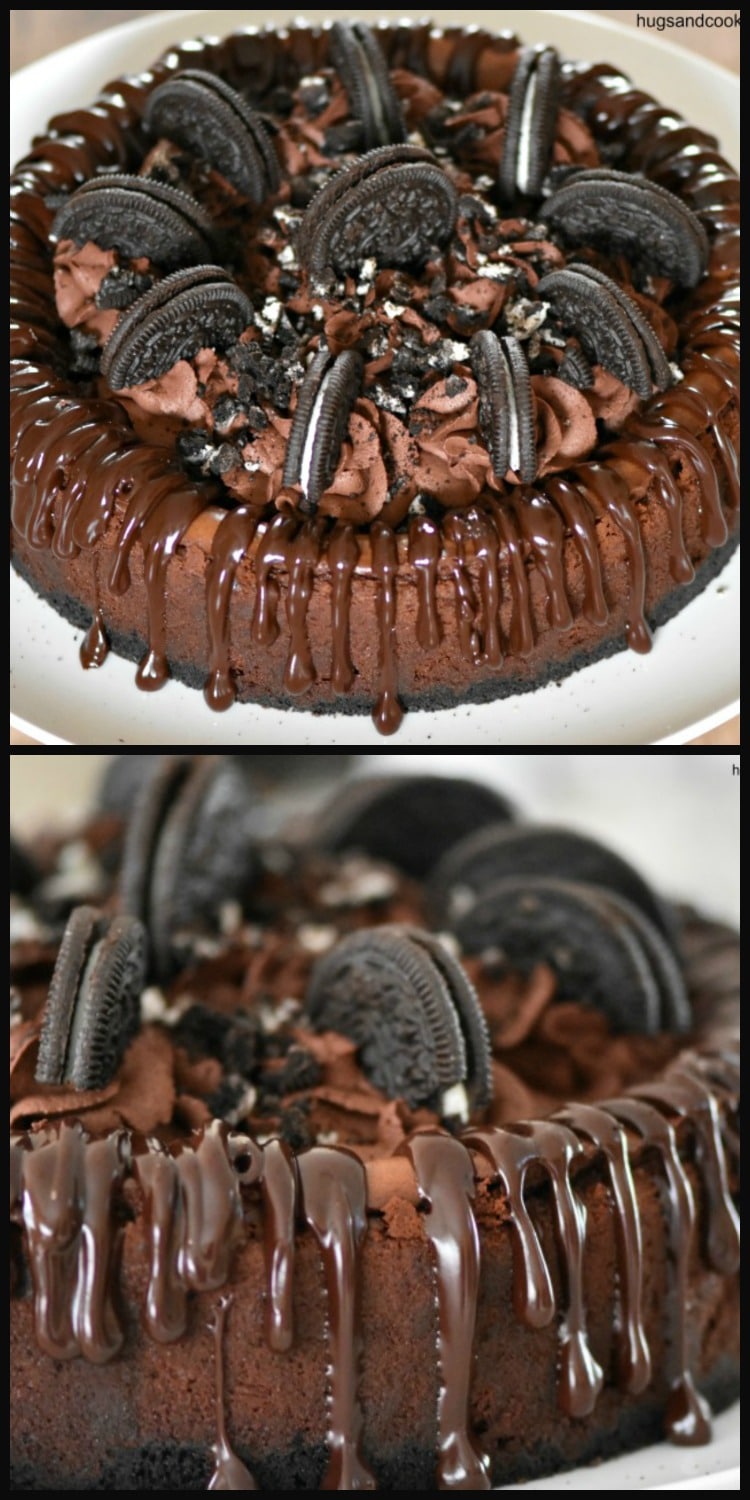 Triple Chocolate Oreo Cheesecake