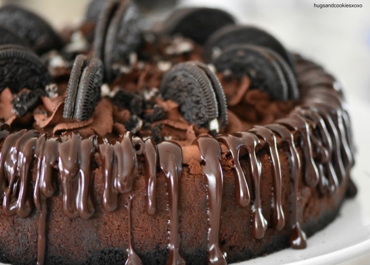 Triple Chocolate Oreo Cheesecake