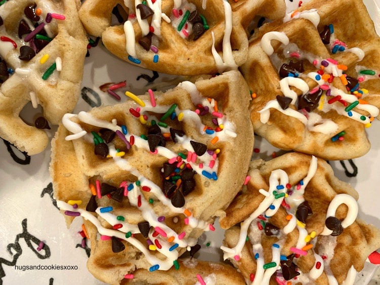 Birthday Cake Waffles