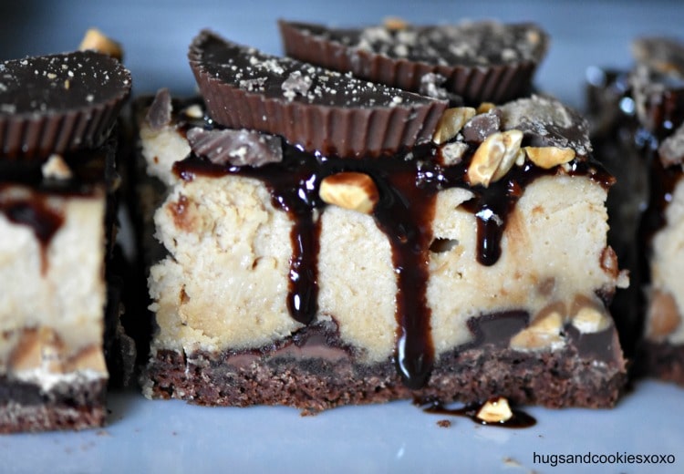 Death By Reese's Cheesecake Brownies