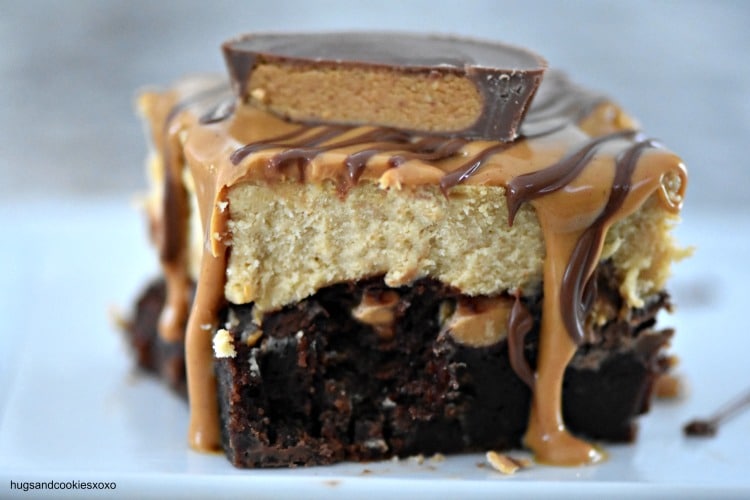 Peanut Butter Cup Cheesecake Brownies