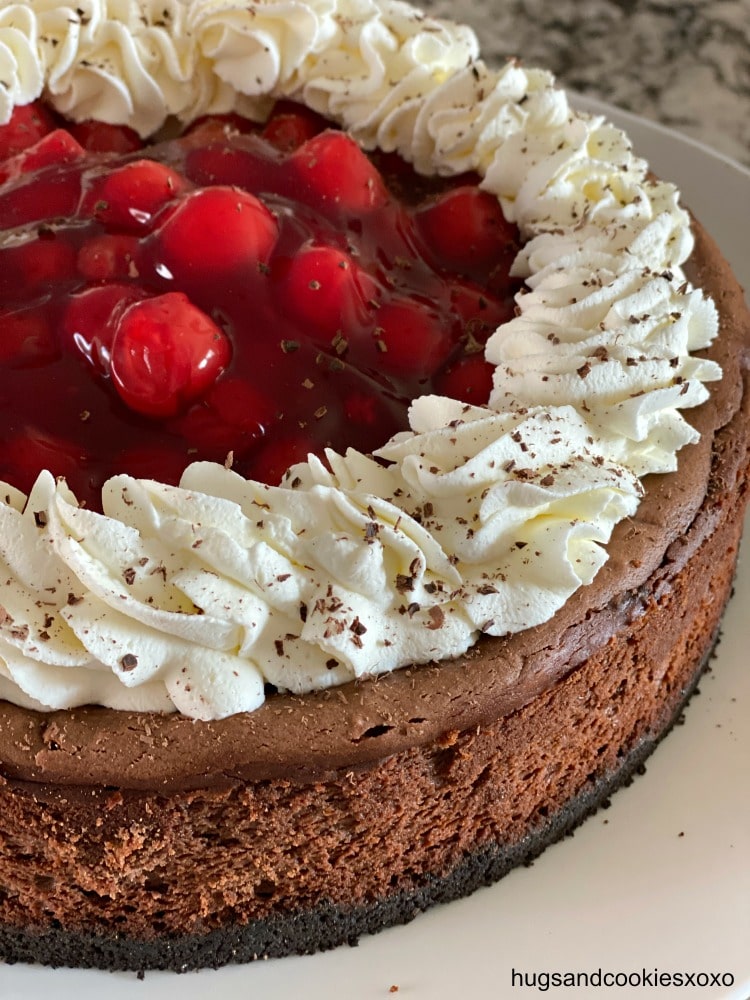 black forest cheesecake