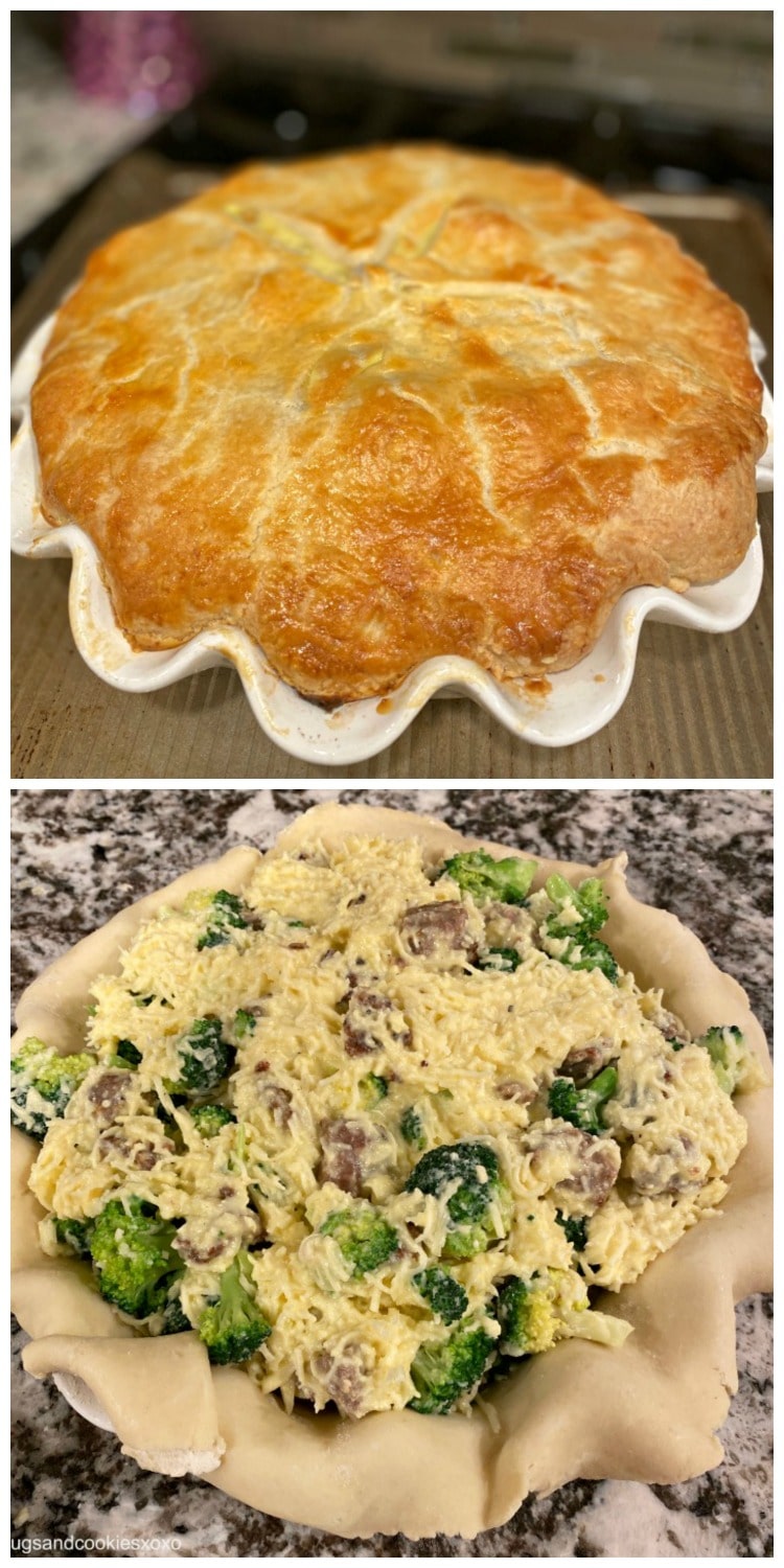 Broccoli Sausage Cheese Pie