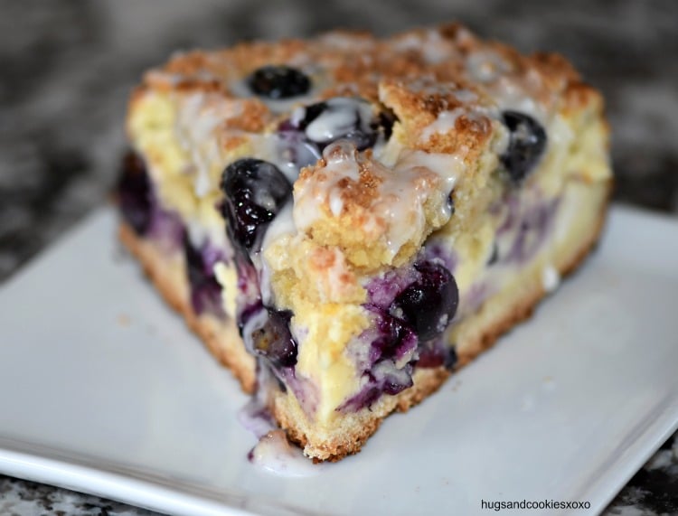 Blueberry Cream Cheese Crumb Cake