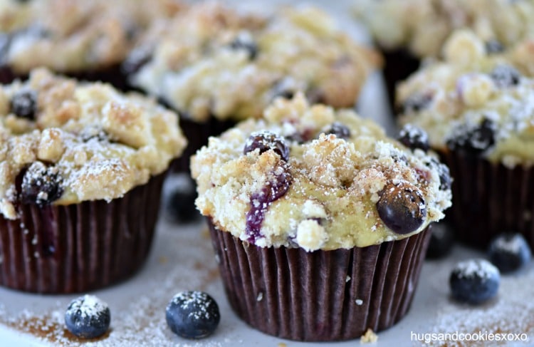 Blueberry Cream Cheese Muffins