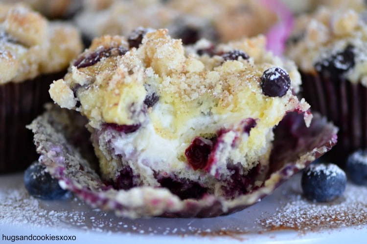 Blueberry Cream Cheese Muffins