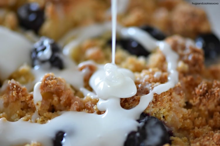 Blueberry Cream Cheese Crumb Cake