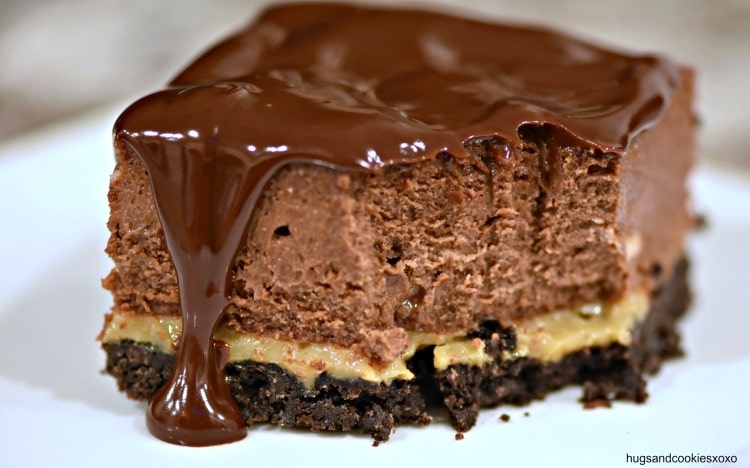 Triple Chocolate Cheesecake Bars