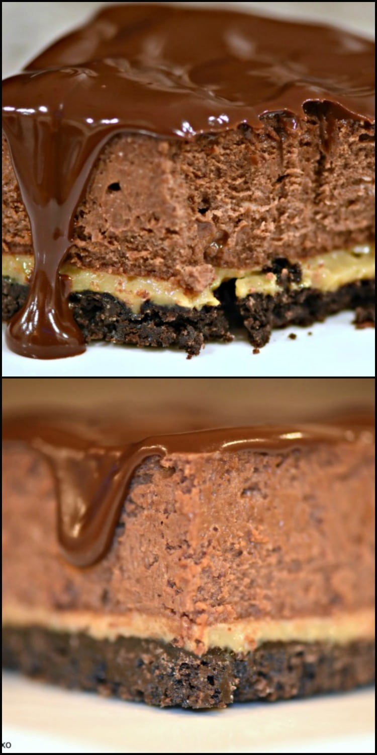 Triple Chocolate Cheesecake 