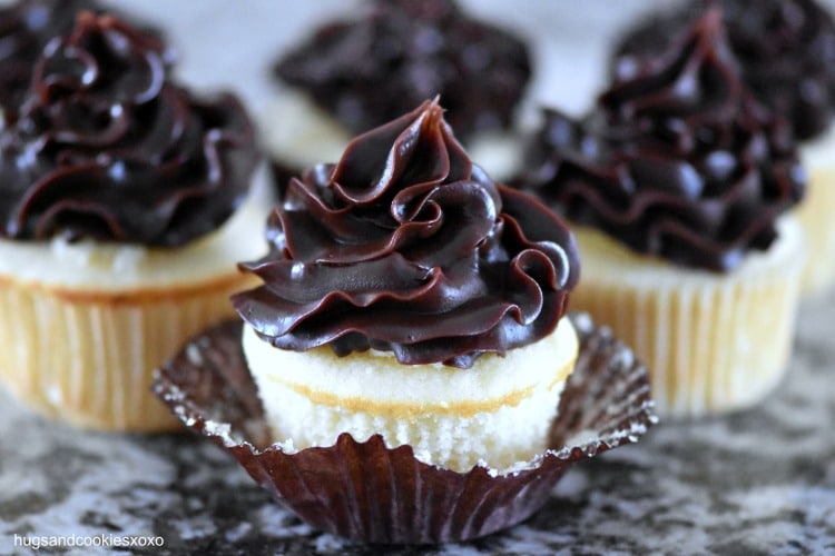 Boston Cream Pie Cupcakes 