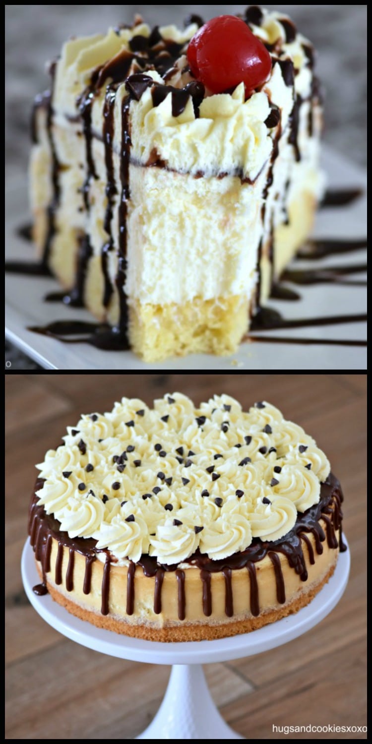 Boston Cream Pie Cheesecake