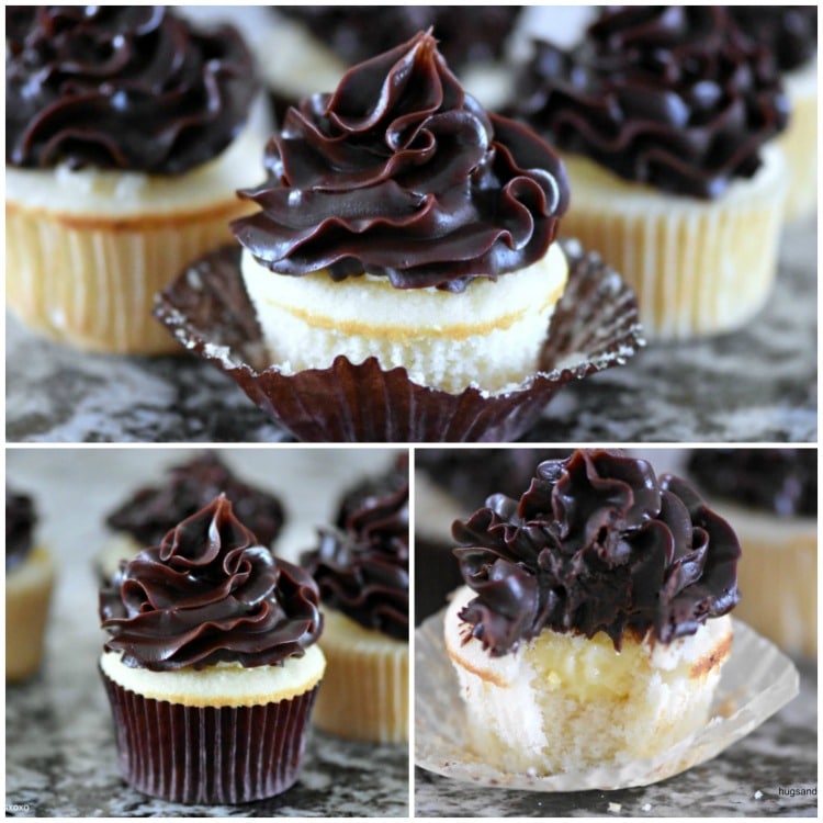 Boston Cream Pie Cupcakes