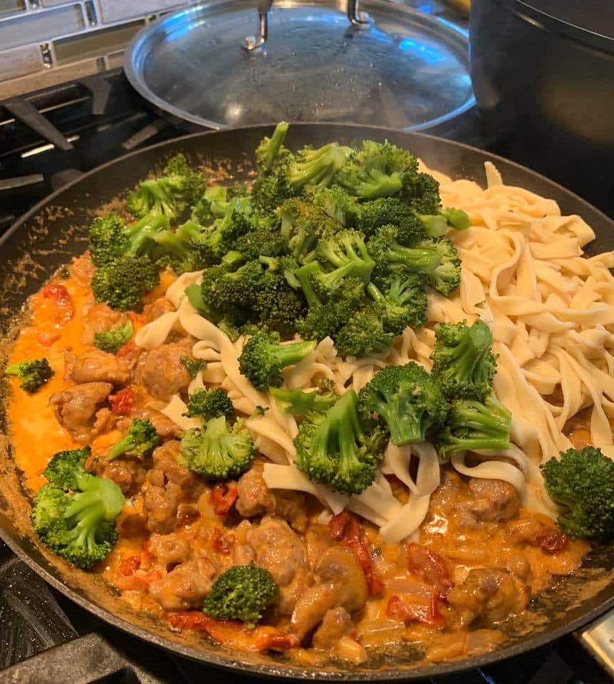 Creamy Sausage and Broccoli