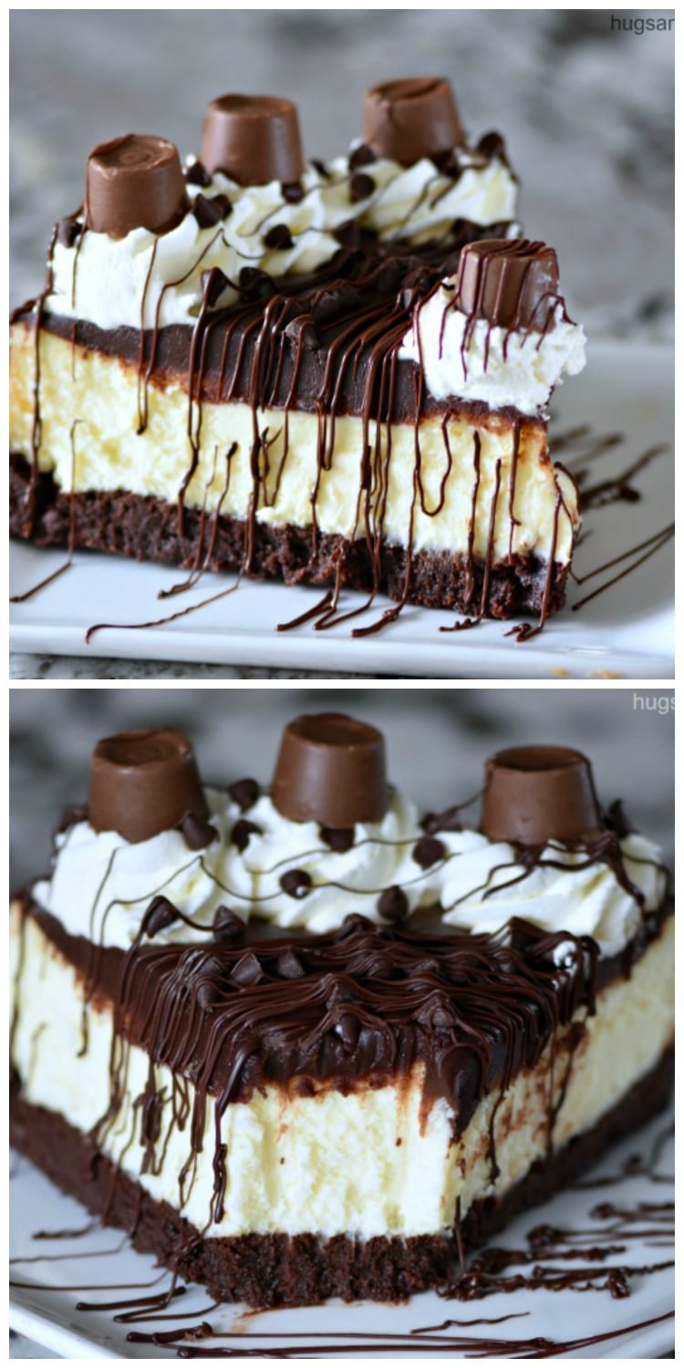 Flourless Brownie Cheesecake