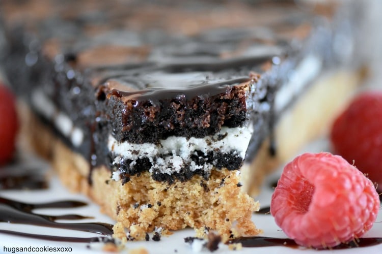 Peanut Butter Oreo Brownie Skillet