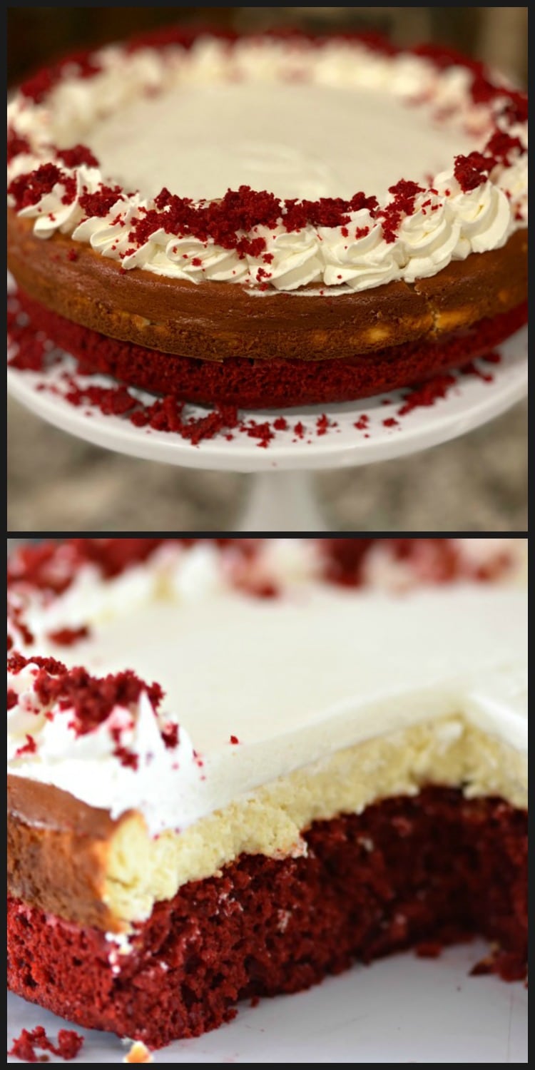 Red Velvet Layered Cheesecake