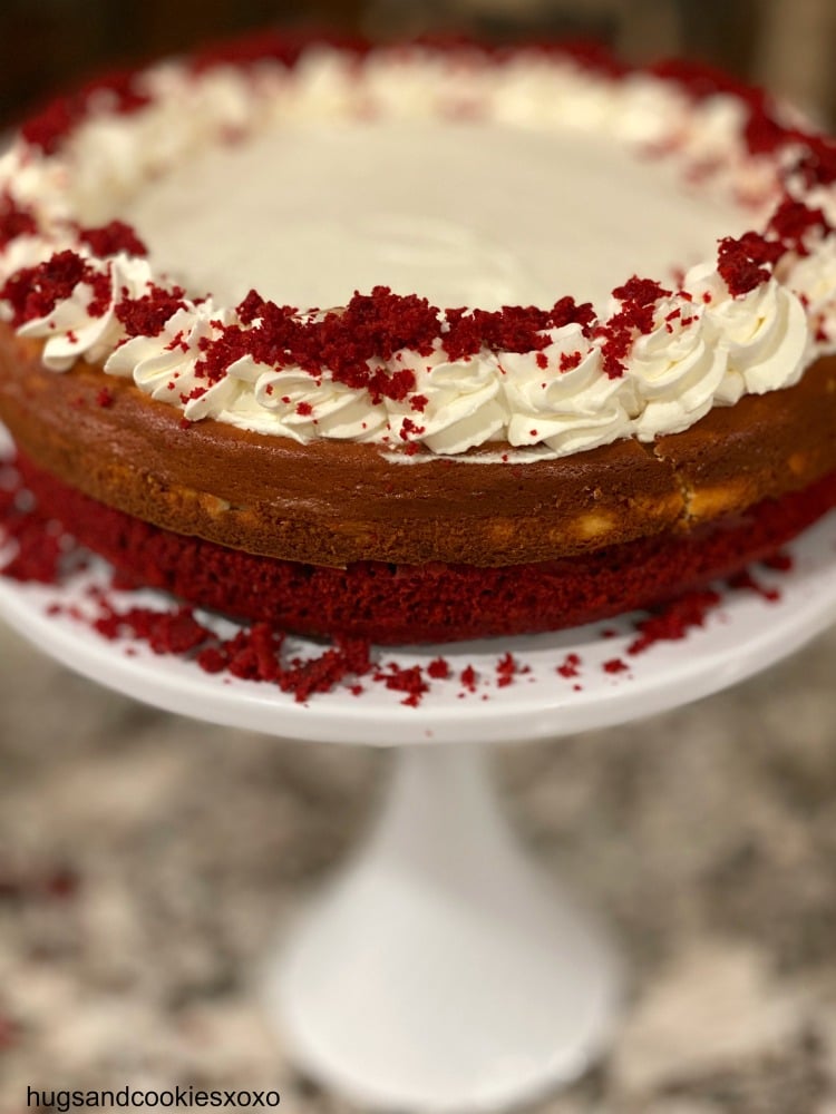 Red Velvet Layered Cheesecake