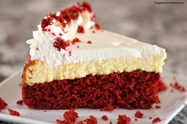 Red Velvet Layered Cheesecake