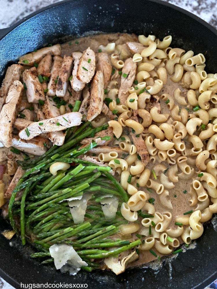 Artichoke Parmesan Chicken asparagus