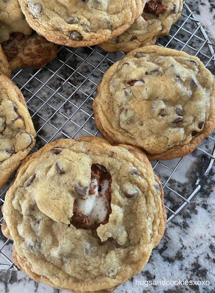 Chocolate Chip Devil Dog Cookies