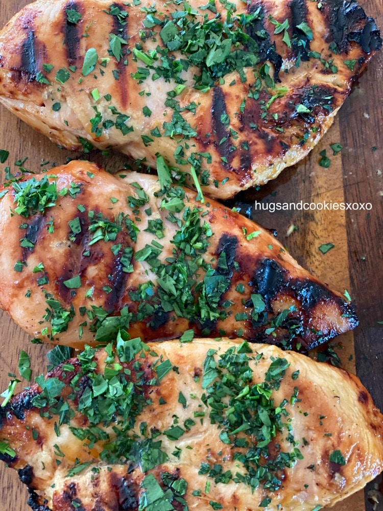 Honey Mustard Chicken Breasts barbecue