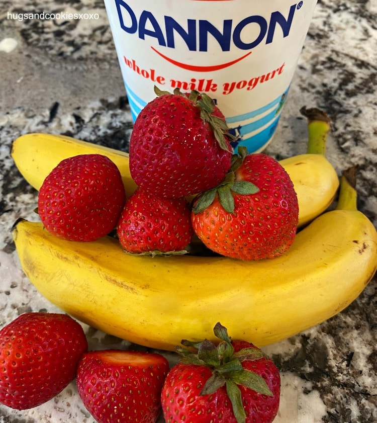 homemade Strawberry Banana Dog Treats