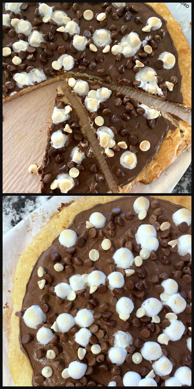 brioche nutella pizza