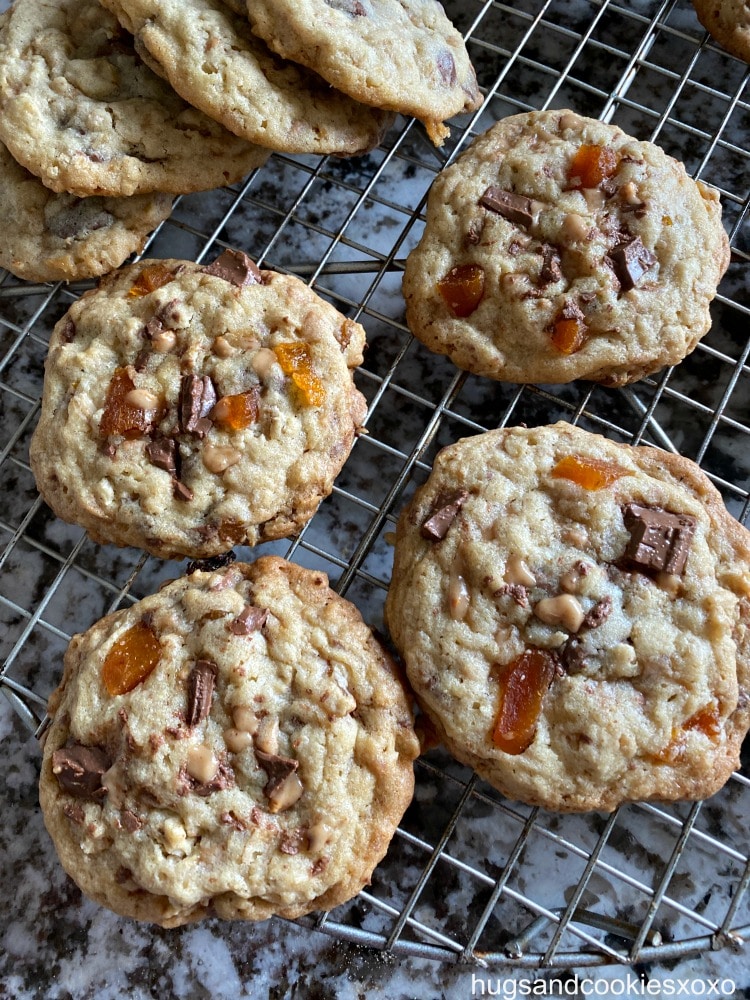 milk chocolate toffee cookies