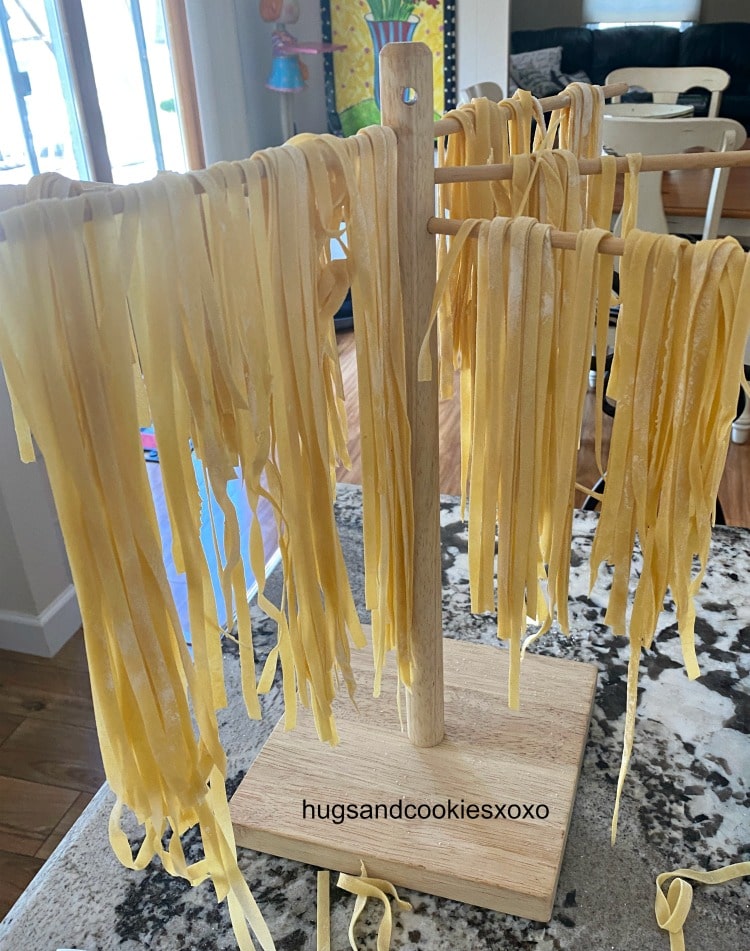 homemade fettuccine