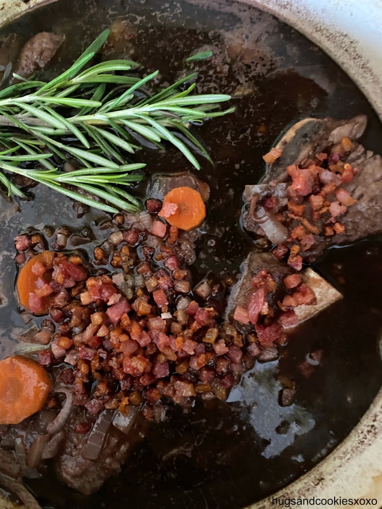 Red Wine Short Ribs with rosemary