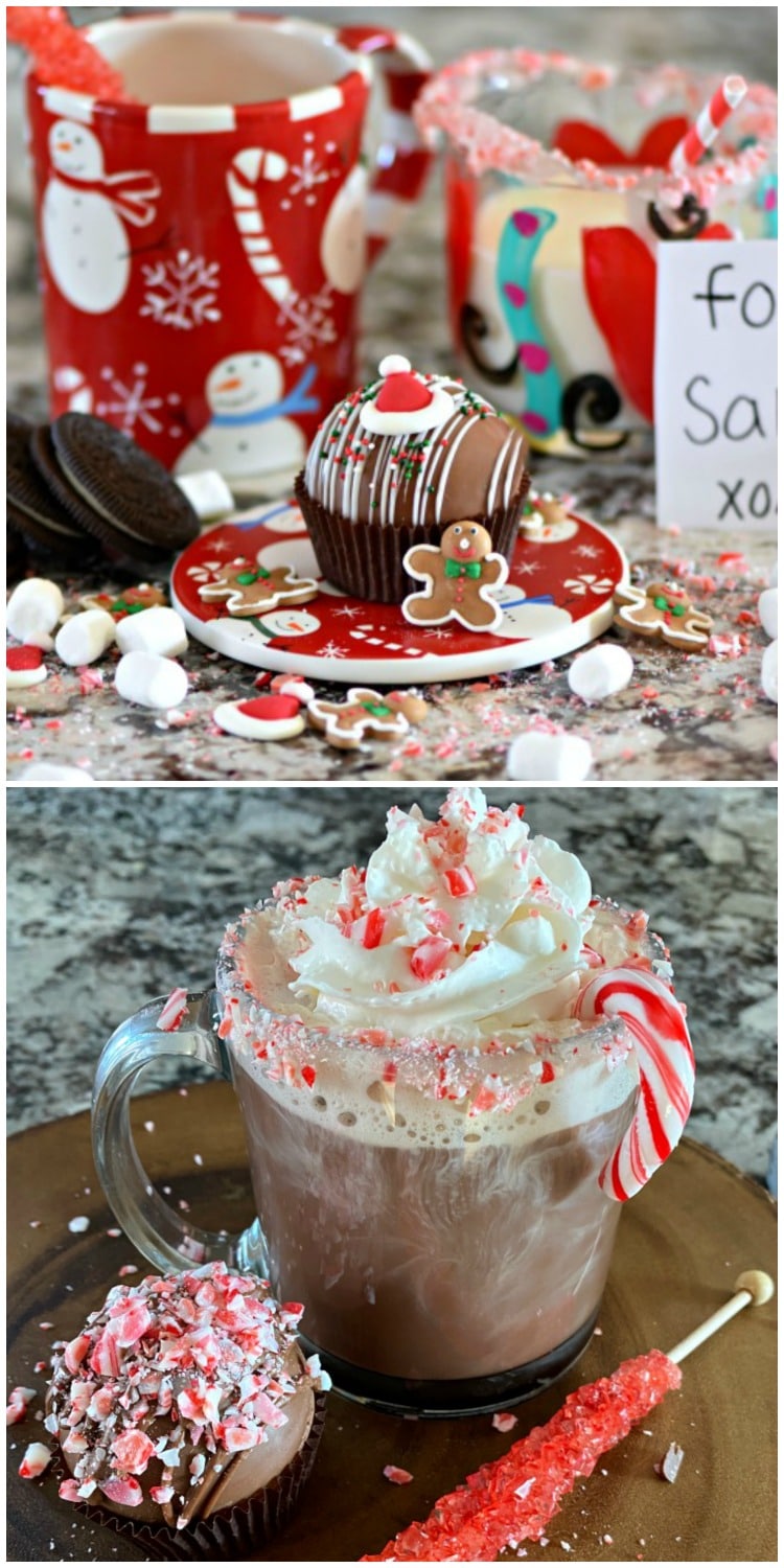 christmas hot cocoa bombs