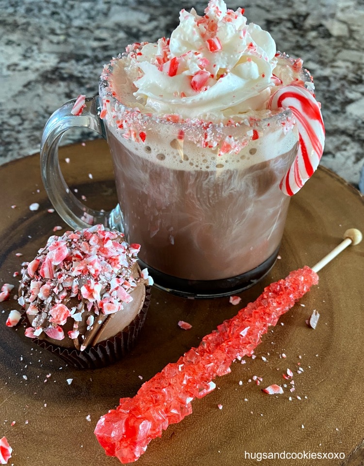 peppermint hot chocolate