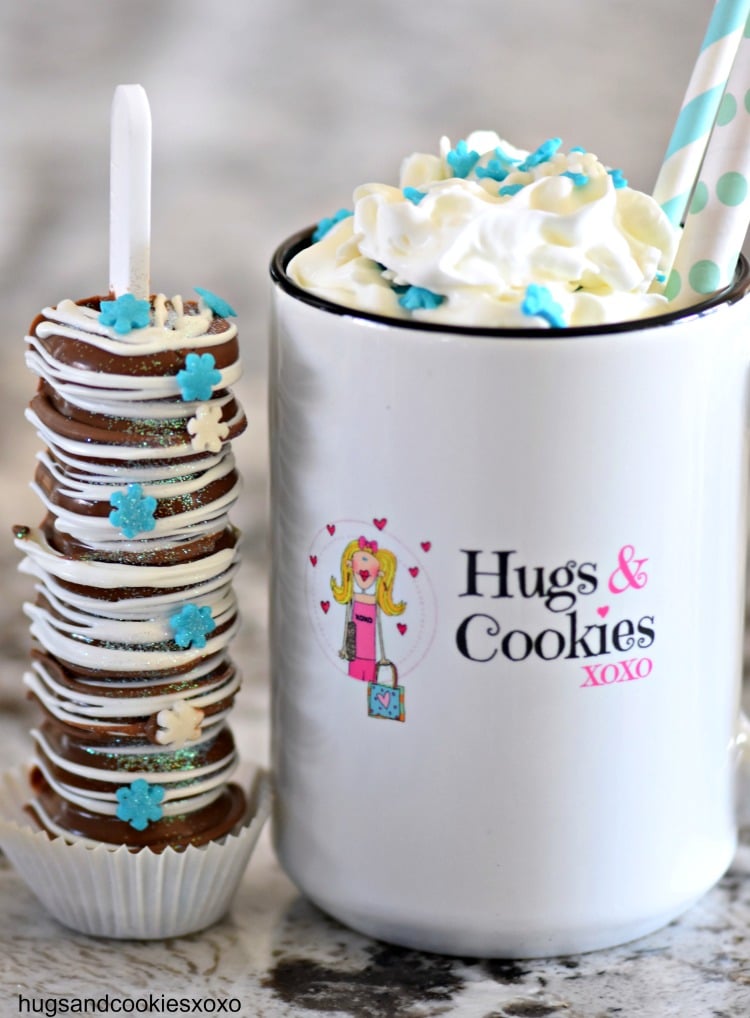 Hot Chocolate Bombs With Edible Sticks