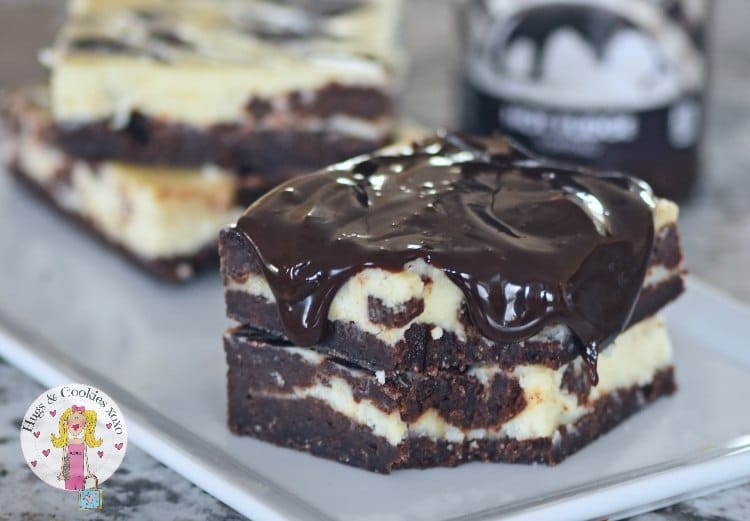 Hot Fudge Cheesecake Brownies