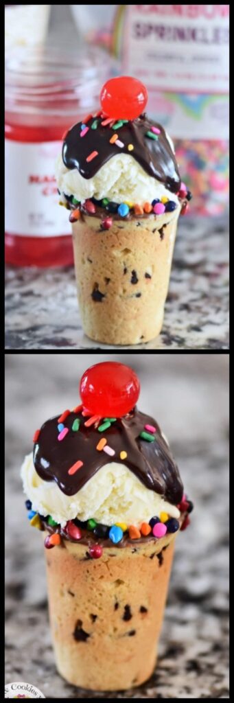 Cookie Ice Cream Cones