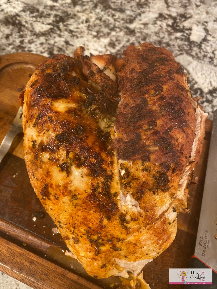 Herb Roasted Turkey Breast with Sage Gravy
