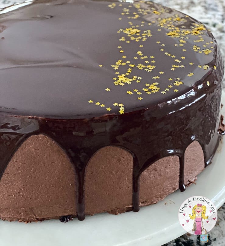 Mirror Glazed Chocolate Layer Cake