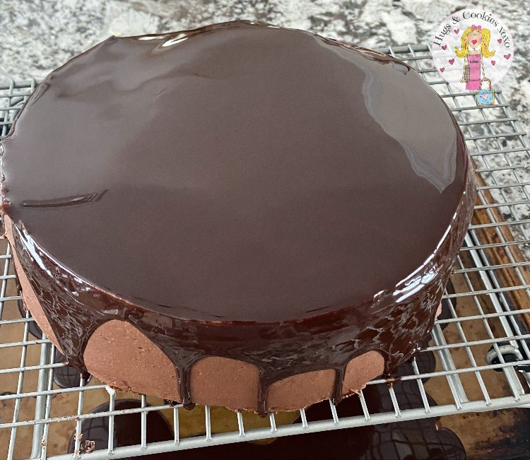 Mirror Glazed Chocolate Layer Cake