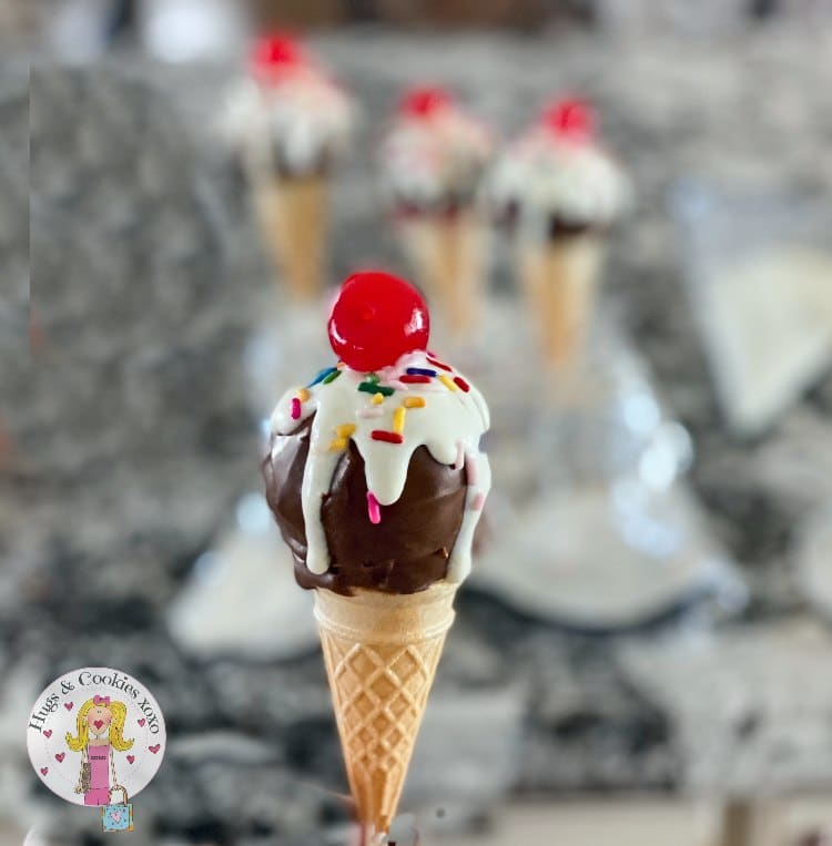 Ice Cream Cone Cake Pops