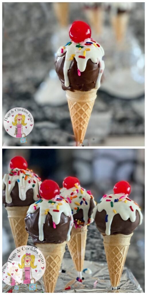 Ice Cream Cone Cake Pops